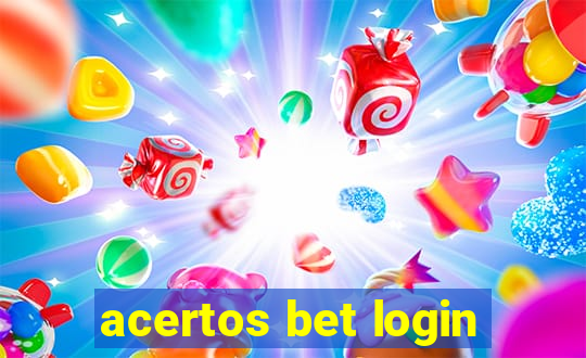 acertos bet login